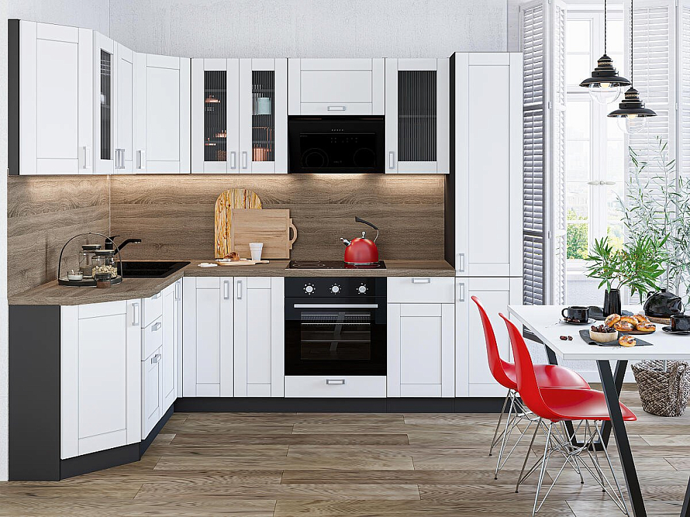 Лофт-04 graphite/white silk