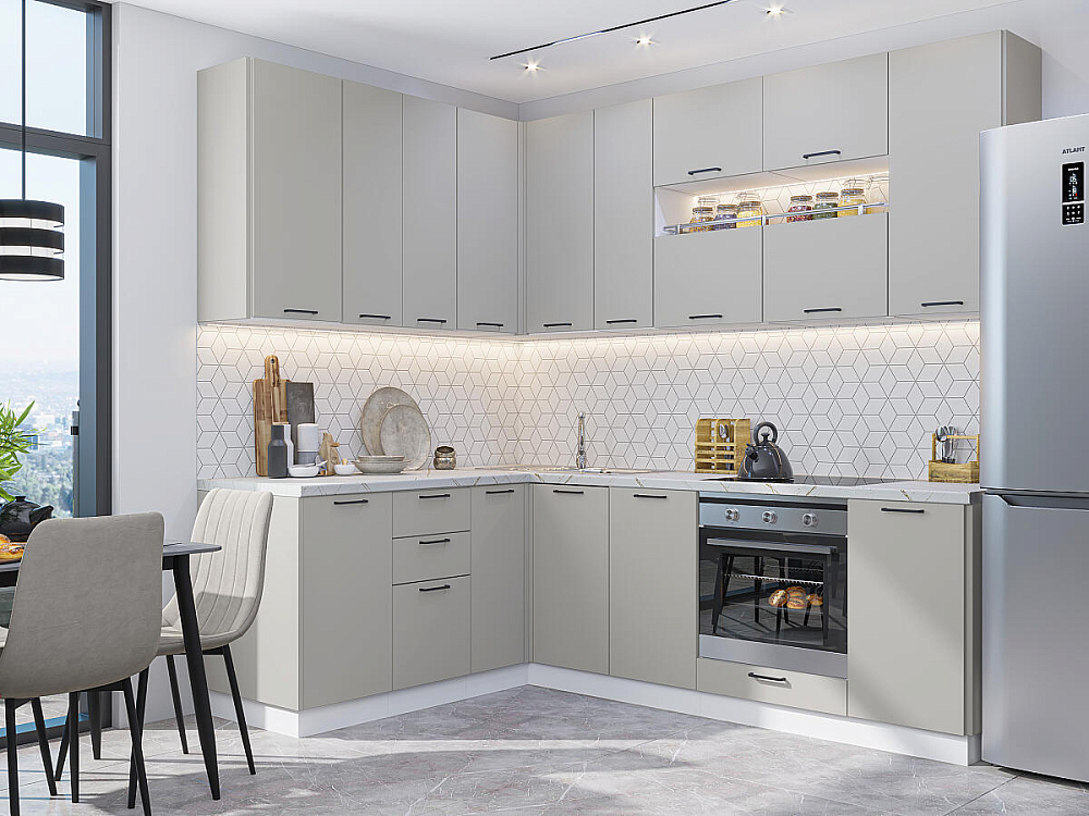 Флэт-02 Белый/light grey in 2s