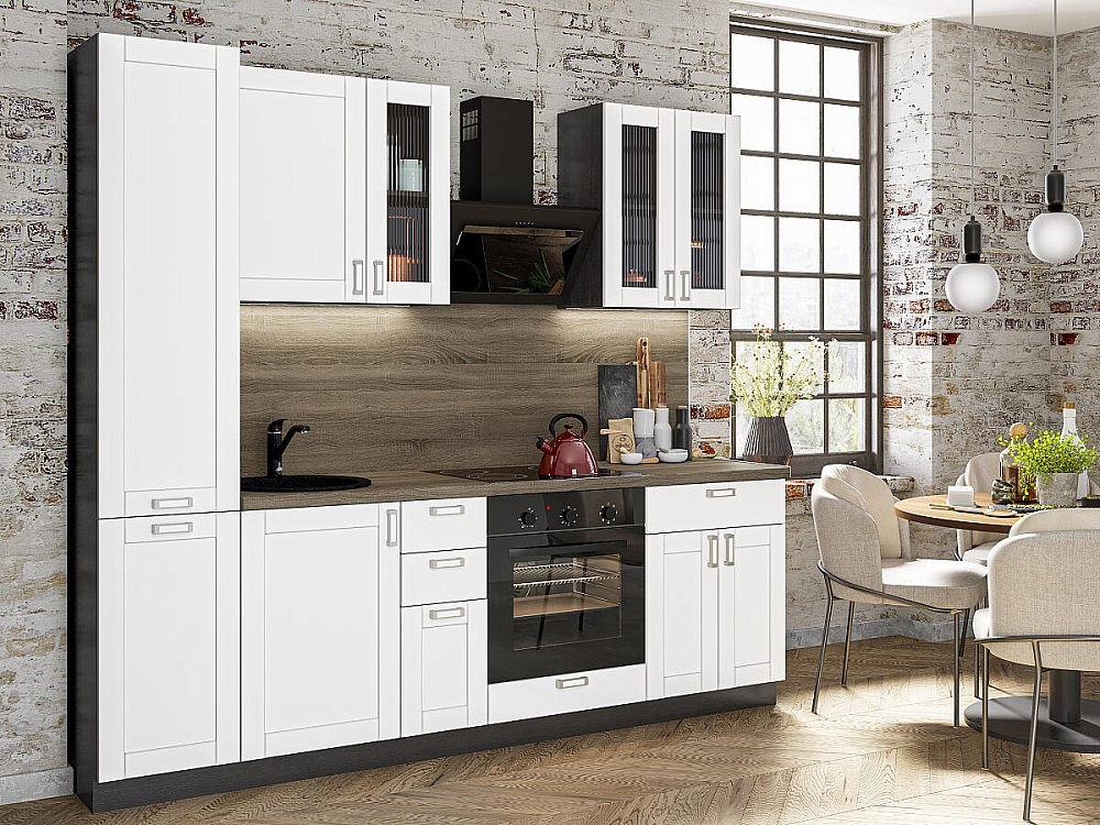 Лофт-02 graphite/white silk